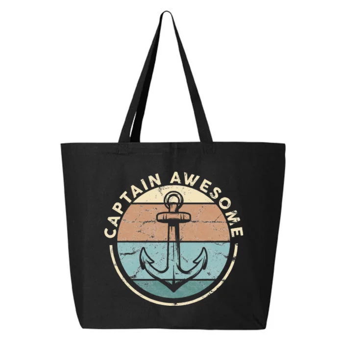 Funny Sailing Boating Sailor Boat Captain Awesome 25L Jumbo Tote