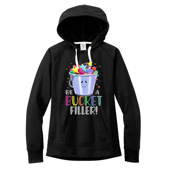 Funny School Back To School Be A Bucket Filler Women's Fleece Hoodie