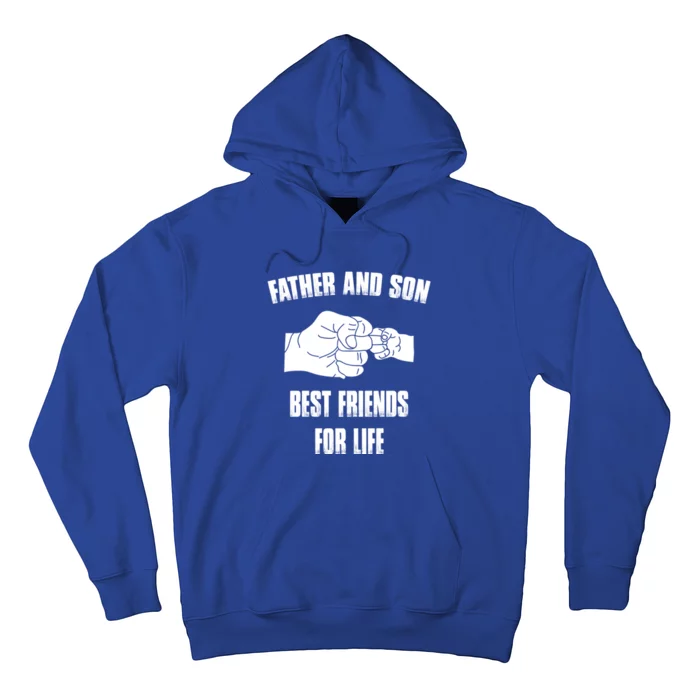 Father Son Best Friends For Life Fist Bump Gift Hoodie