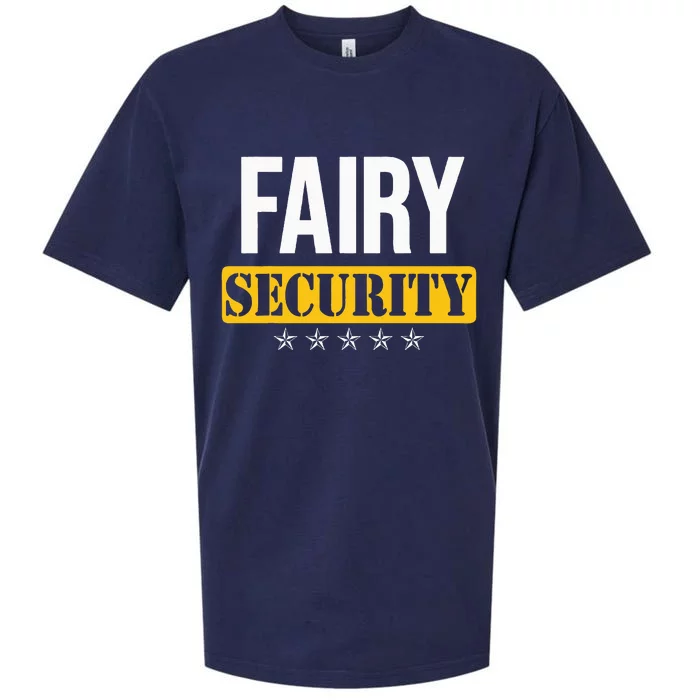 Fairy Security Birthday Family Dad Mom Halloween Costume Sueded Cloud Jersey T-Shirt