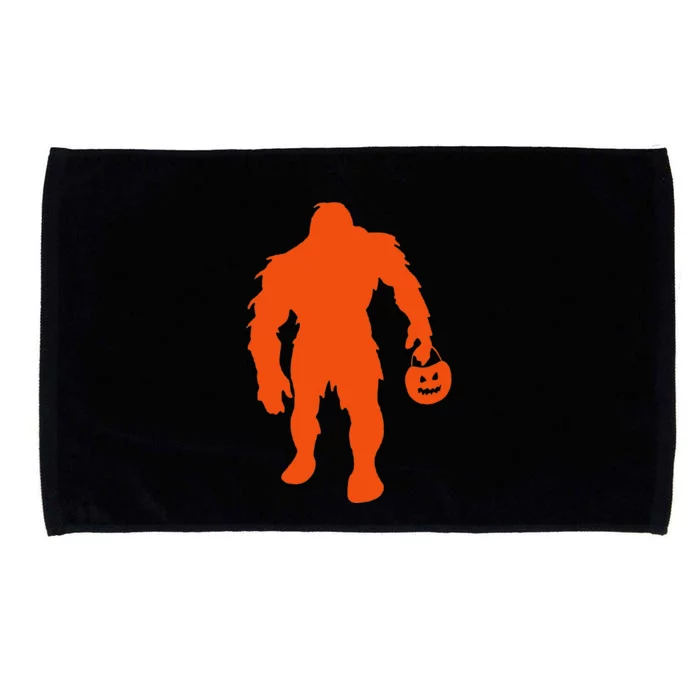 Funny Sasquatch Bigfoot Halloween Microfiber Hand Towel