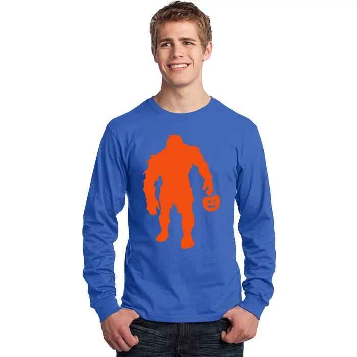 Funny Sasquatch Bigfoot Halloween Tall Long Sleeve T-Shirt