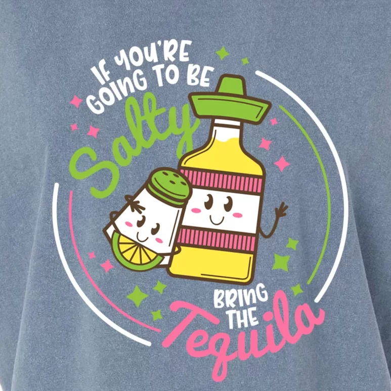 Funny Salty Bring The Tequila Ing Party Gift Gift Garment-Dyed Women's Muscle Tee