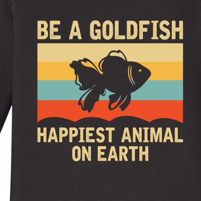 Funny Soccer Be A Goldfish Ted Coach Motivation Lasso Baby Long Sleeve Bodysuit