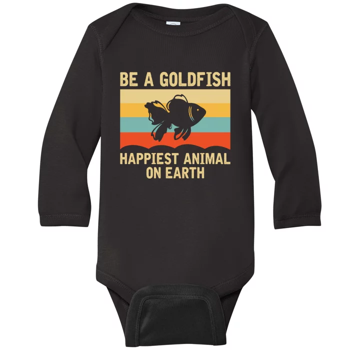 Funny Soccer Be A Goldfish Ted Coach Motivation Lasso Baby Long Sleeve Bodysuit