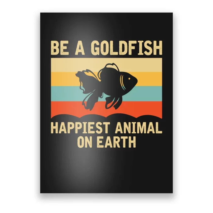 Funny Soccer Be A Goldfish Ted Coach Motivation Lasso Poster