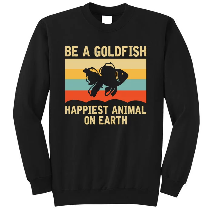 Funny Soccer Be A Goldfish Ted Coach Motivation Lasso Tall Sweatshirt