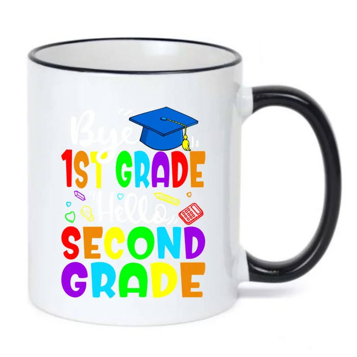 Funny Student Bye 1St Grade Hello Second Grade Cute Gift Black Color Changing Mug