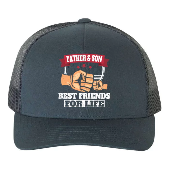 Father & Son Best Friends for Life Fathers Day Yupoong Adult 5-Panel Trucker Hat