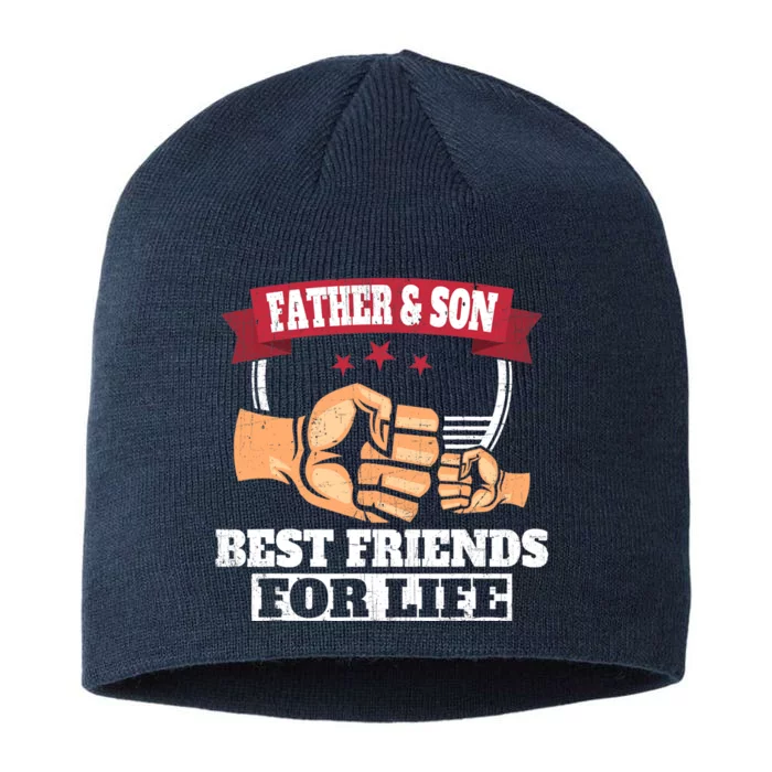 Father & Son Best Friends for Life Fathers Day 8 1/2in Sustainable Knit Beanie