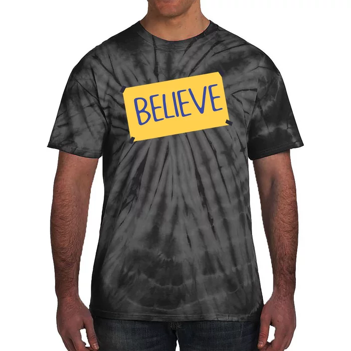 Funny Soccer Believe Faith Coach Richmond Lasso Believe Tie-Dye T-Shirt