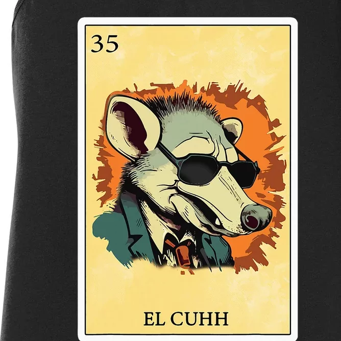 Funny Spanishmexican Bingo Gifts El Cuhh Women's Racerback Tank