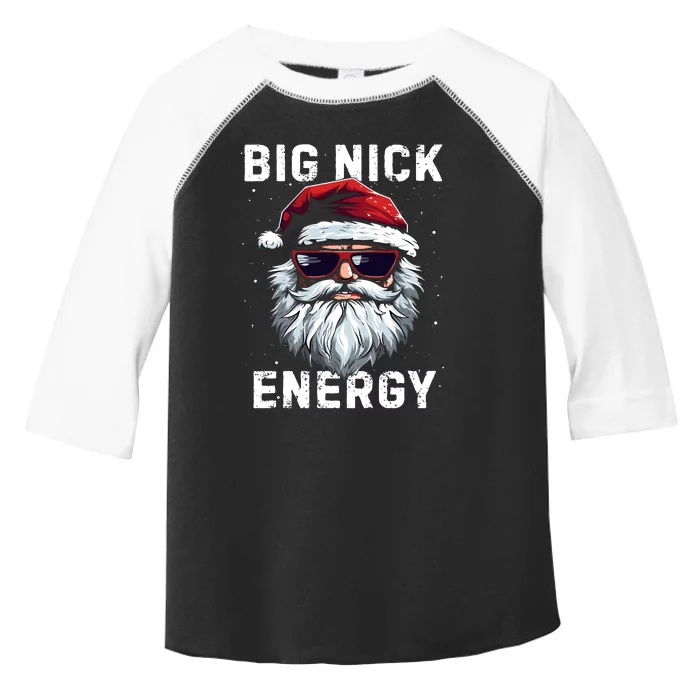 Funny Santa Big Nick Energy Santa Face Merry Christmas Toddler Fine Jersey T-Shirt