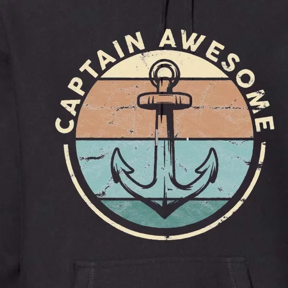 Funny Sailing Boating Sailor Boat Captain Awesome Premium Hoodie