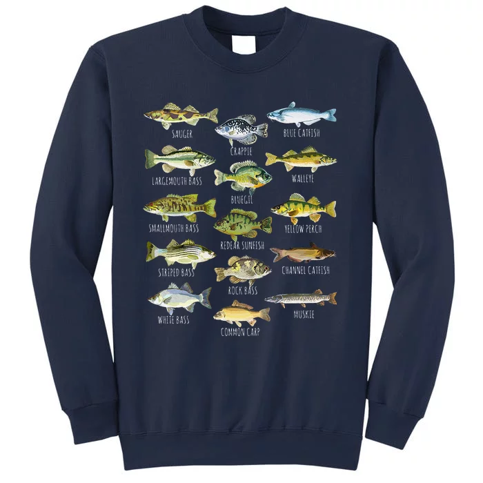 Fish Species Biology Types Of Freshwater Fish Fishing Sweatshirt