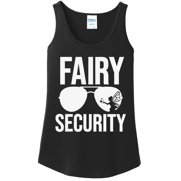 Fairy Security Birthday Family Halloween Dad Mom Ladies Essential Tank