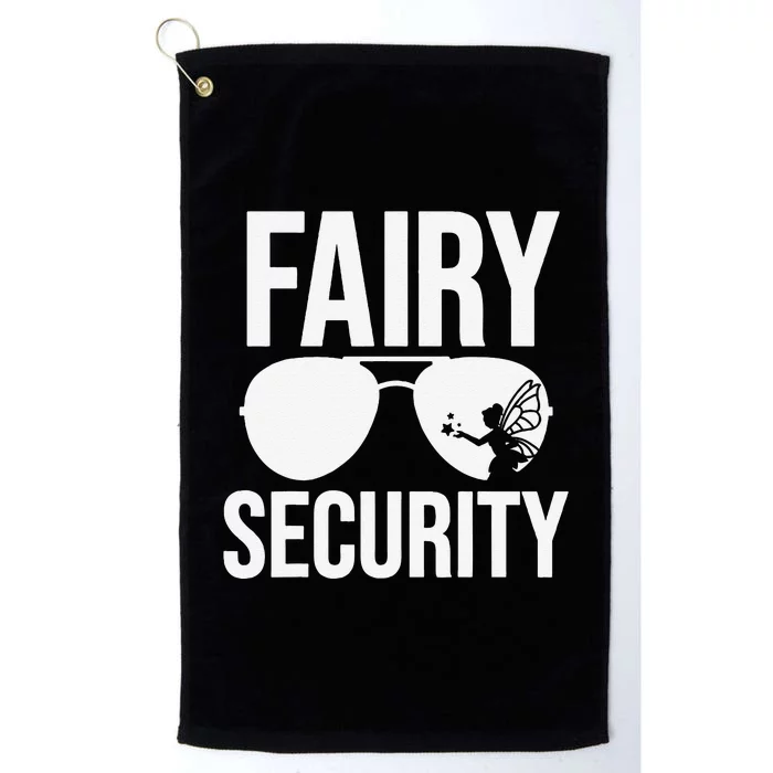 Fairy Security Birthday Family Halloween Dad Mom Platinum Collection Golf Towel