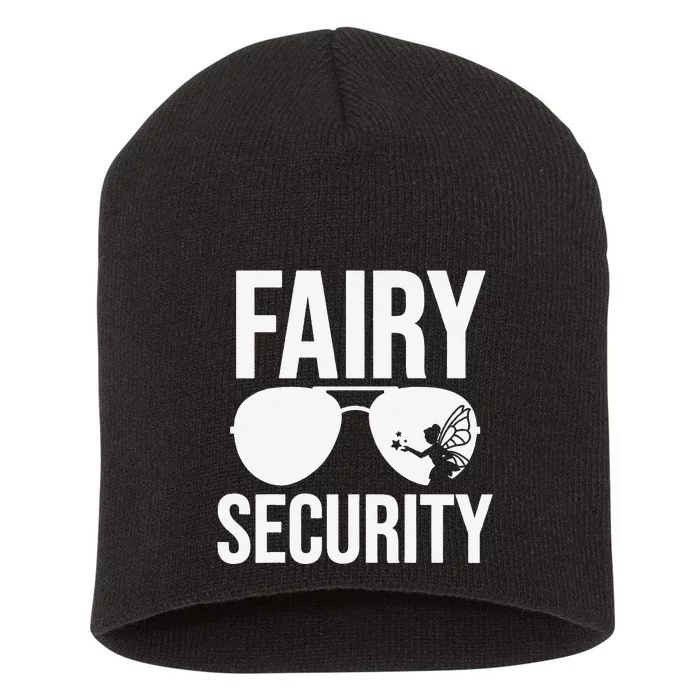 Fairy Security Birthday Family Halloween Dad Mom Short Acrylic Beanie