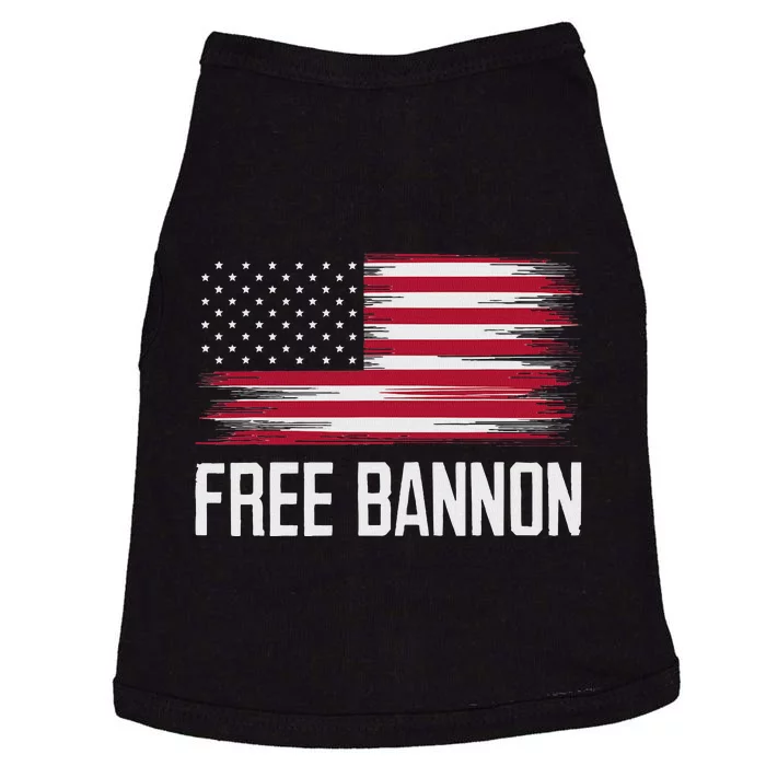 Free Steve Bannon Political Support Doggie Tank