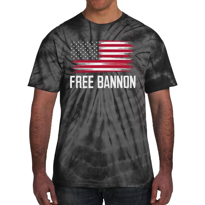 Free Steve Bannon Political Support Tie-Dye T-Shirt