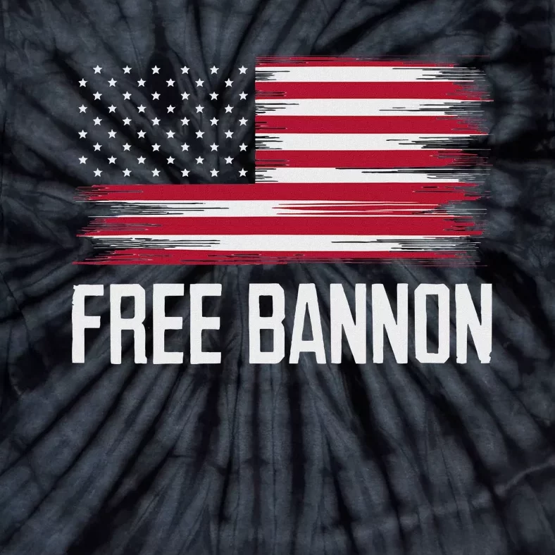 Free Steve Bannon Political Support Tie-Dye T-Shirt