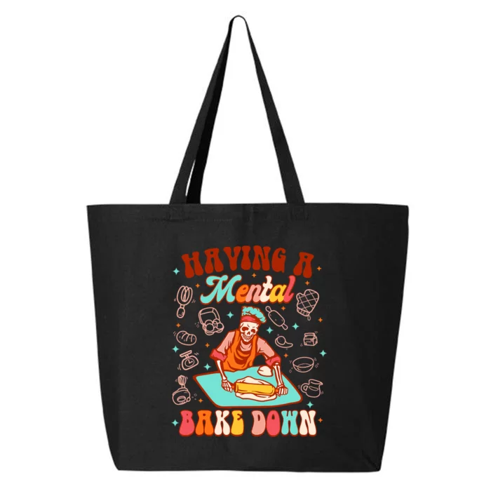 Funny Skeleton Baker Baking Lover Having Atal Bake Down 25L Jumbo Tote