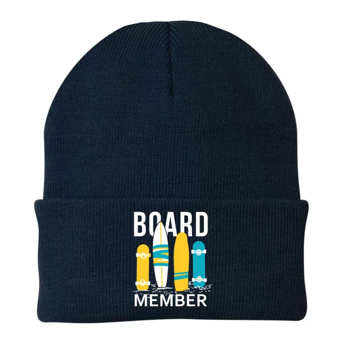 Funny Surfing Board Member Knit Cap Winter Beanie