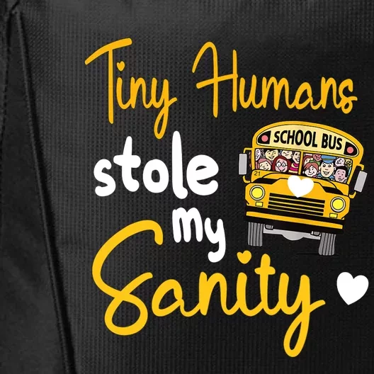 Funny School Bus Driving School Bus Driver City Backpack