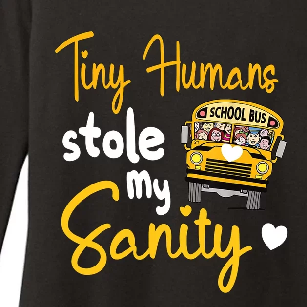 Funny School Bus Driving School Bus Driver Womens CVC Long Sleeve Shirt