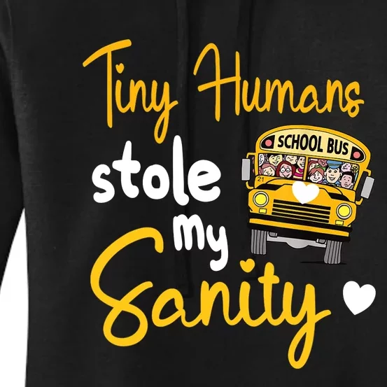 Funny School Bus Driving School Bus Driver Women's Pullover Hoodie