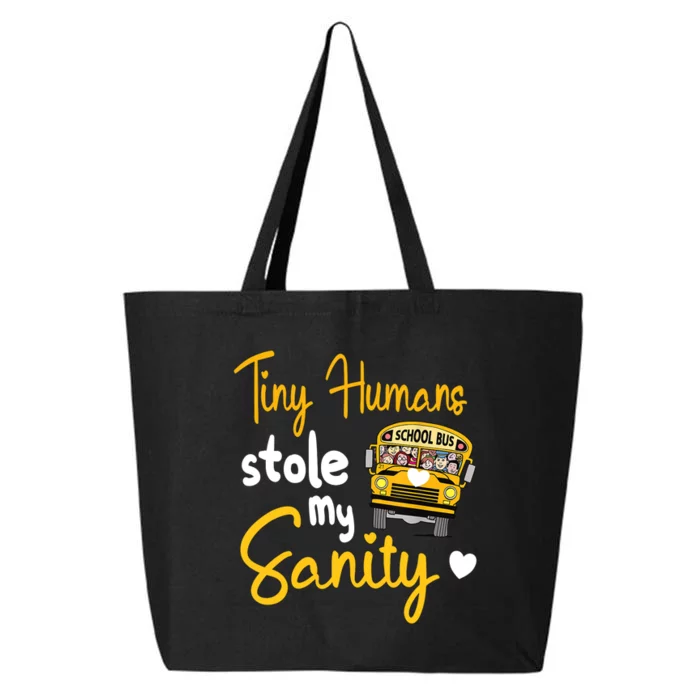 Funny School Bus Driving School Bus Driver 25L Jumbo Tote