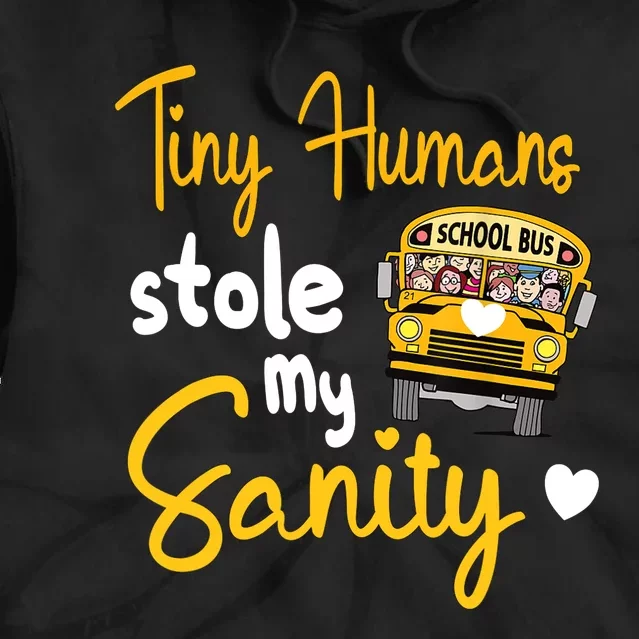 Funny School Bus Driving School Bus Driver Tie Dye Hoodie