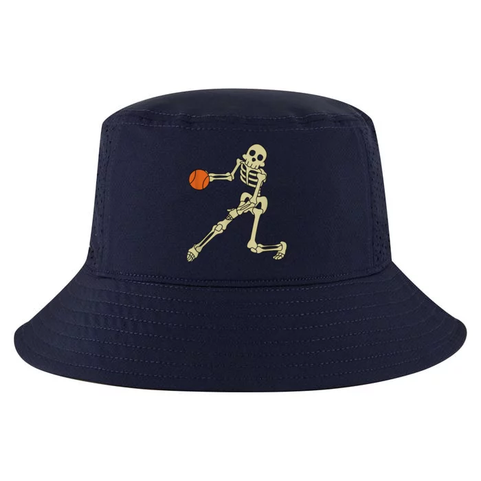 Funny Skeleton Basketball Skeleton Halloween Costume Cool Comfort Performance Bucket Hat