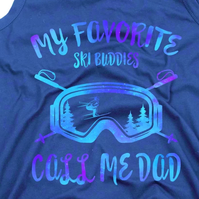 Father Ski Buddies Call Me Dad Skiing Goggles Snowboarding Great Gift Tank Top