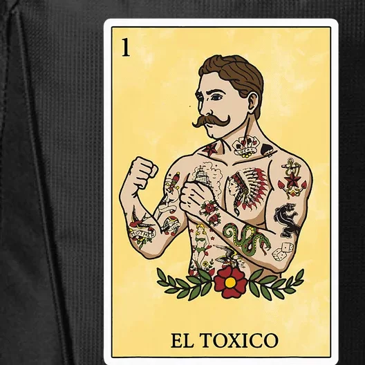 Funny Spanishmexican Bingo Gifts For Man El Toxico City Backpack