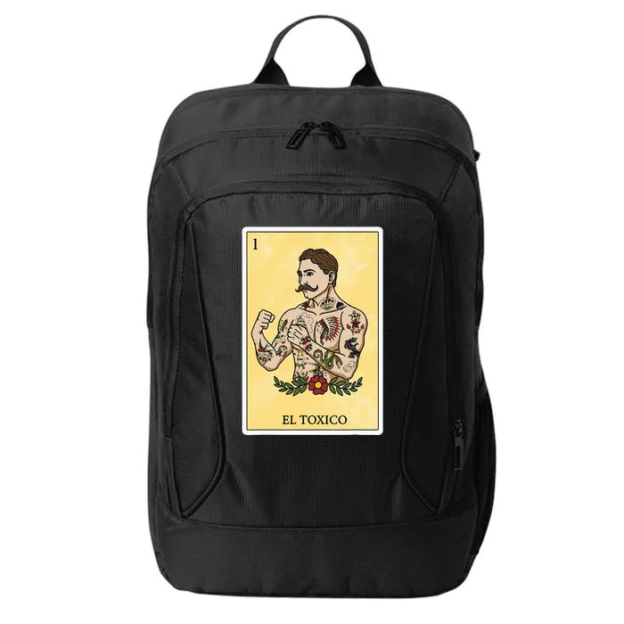 Funny Spanishmexican Bingo Gifts For Man El Toxico City Backpack