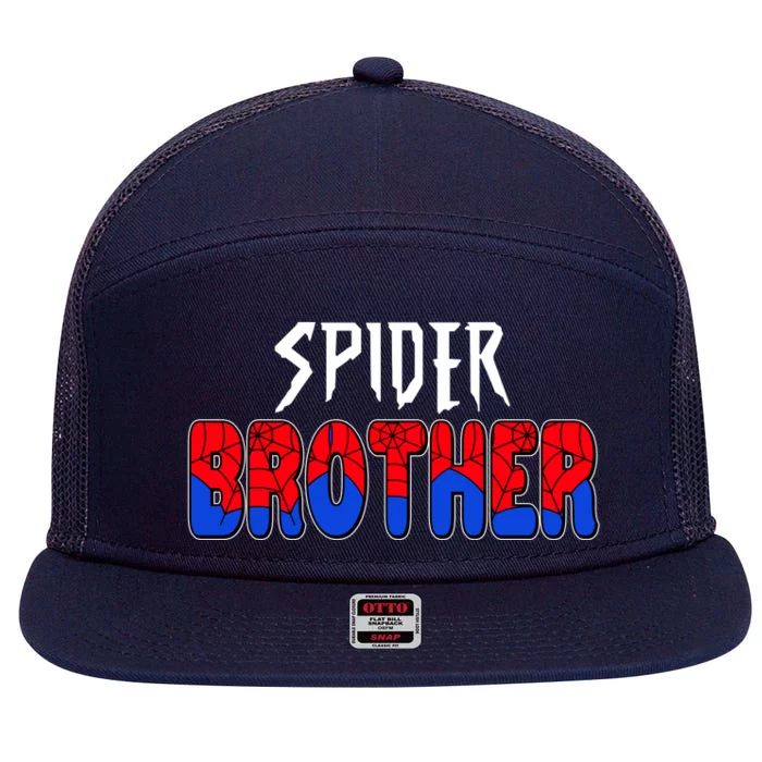 Funny Spider Brother Matching Family Shirts 7 Panel Mesh Trucker Snapback Hat