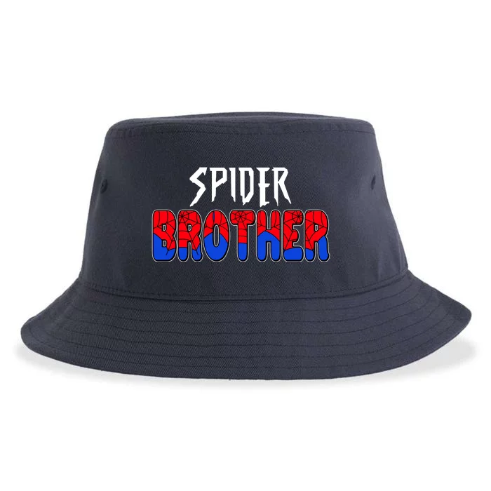 Funny Spider Brother Matching Family Shirts Sustainable Bucket Hat