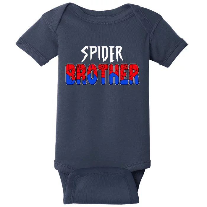 Funny Spider Brother Matching Family Shirts Baby Bodysuit