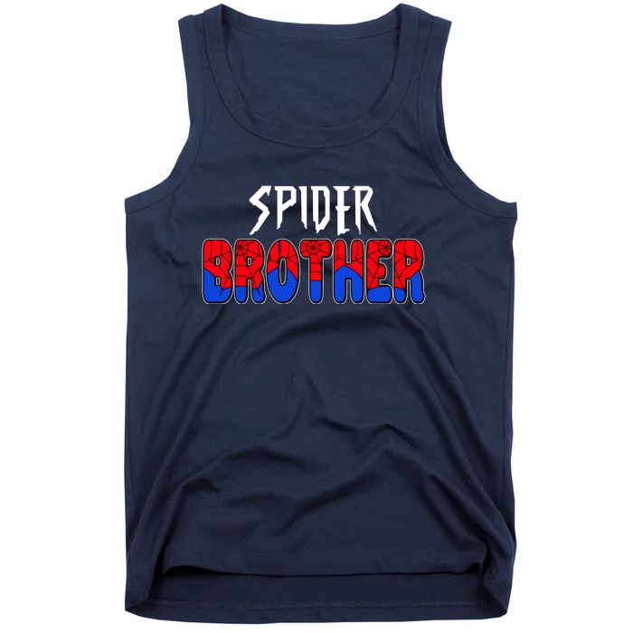 Funny Spider Brother Matching Family Shirts Tank Top