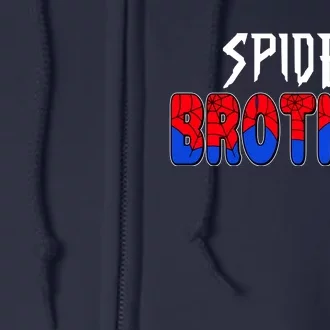 Funny Spider Brother Matching Family Shirts Full Zip Hoodie