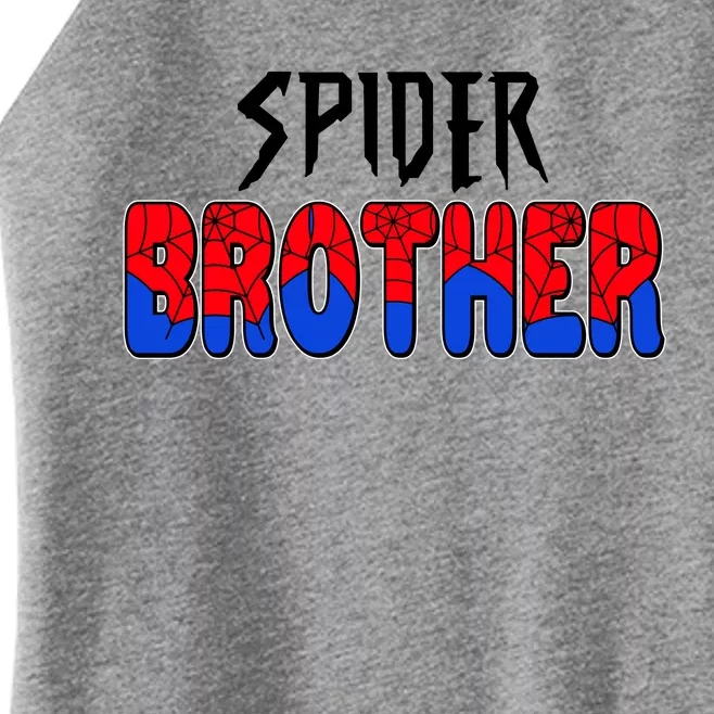 Funny Spider Brother Matching Family Shirts Women’s Perfect Tri Rocker Tank