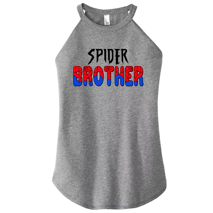 Funny Spider Brother Matching Family Shirts Women’s Perfect Tri Rocker Tank