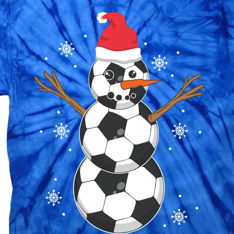 Funny Soccer Ball Snow Sport Lover Gift Christmas Holiday Great Gift Tie-Dye T-Shirt