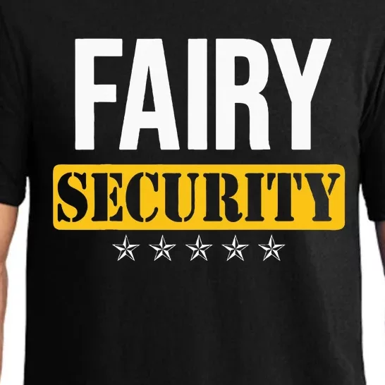 Fairy Security Birthday Family Dad Mom Halloween Costume Pajama Set