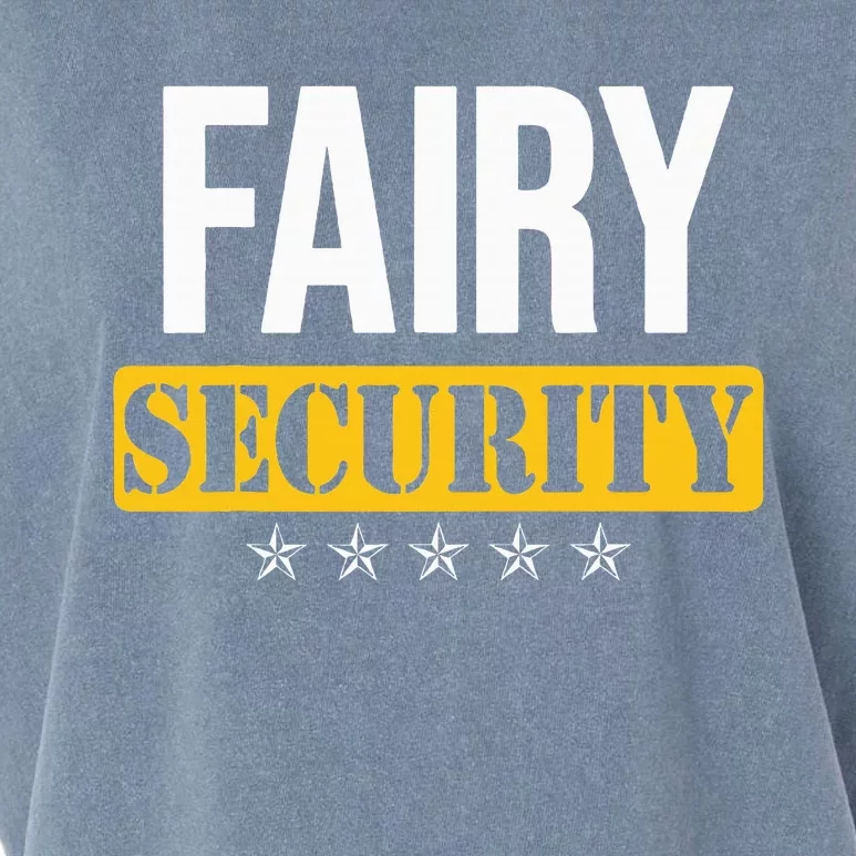 Fairy Security Birthday Family Dad Mom Halloween Costume Garment-Dyed Women's Muscle Tee