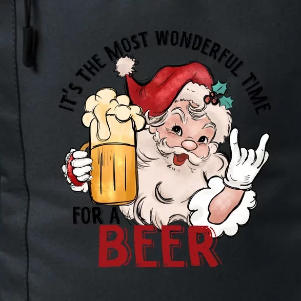 Funny Santa Beer Daily Commute Backpack