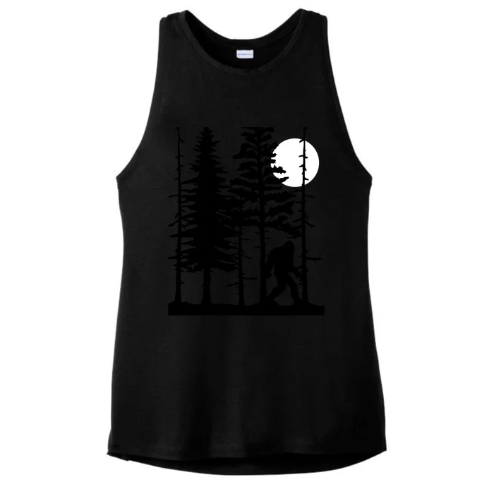 For Sasquatch Believers Great Gift Ladies Tri-Blend Wicking Tank