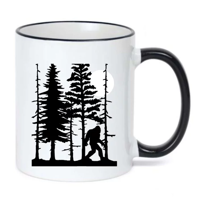 For Sasquatch Believers Great Gift Black Color Changing Mug