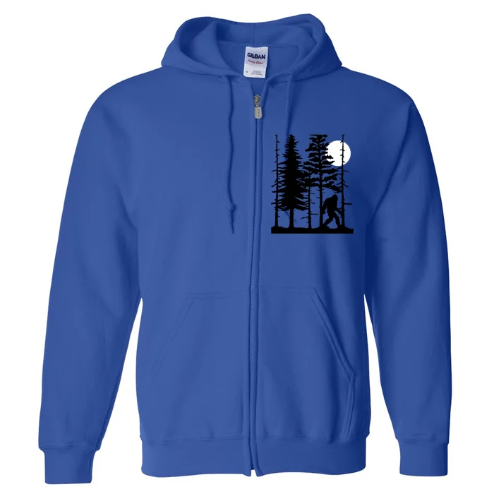 For Sasquatch Believers Great Gift Full Zip Hoodie